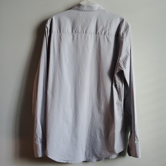 ALFANI STRETCH SLIM FIT DRESS SHIRT - Picture 2 of 4